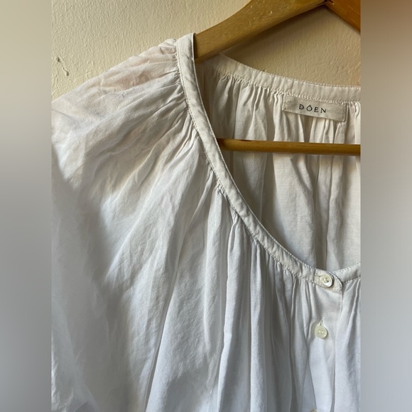 Doen Jane Top Size XXL White Sand Cotton NWOT - Picture 8 of 10